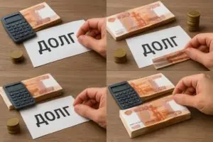 Как растет долг при просрочке займа