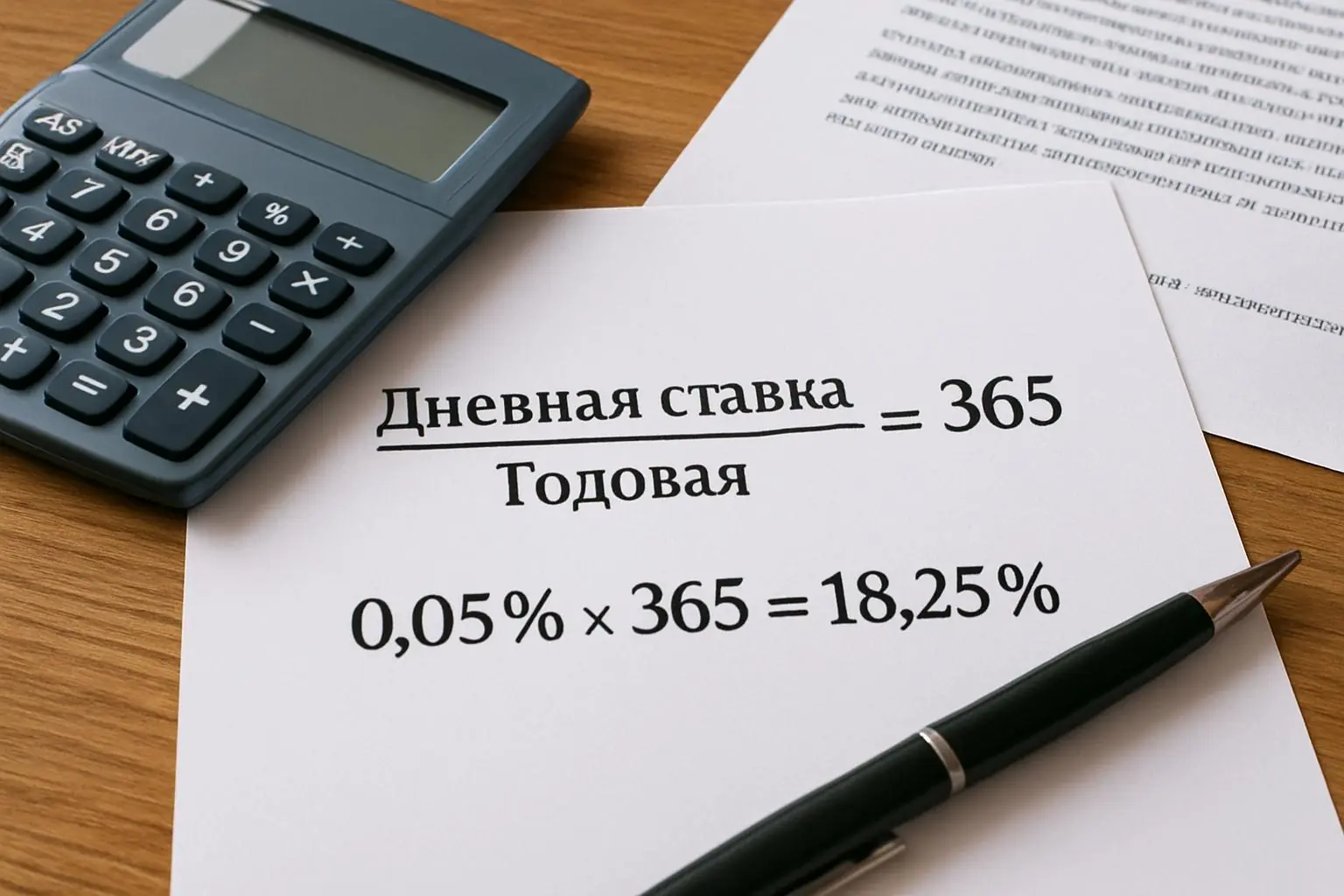 Как перевести дневную ставку в годовую — формула, примеры, почему это важно