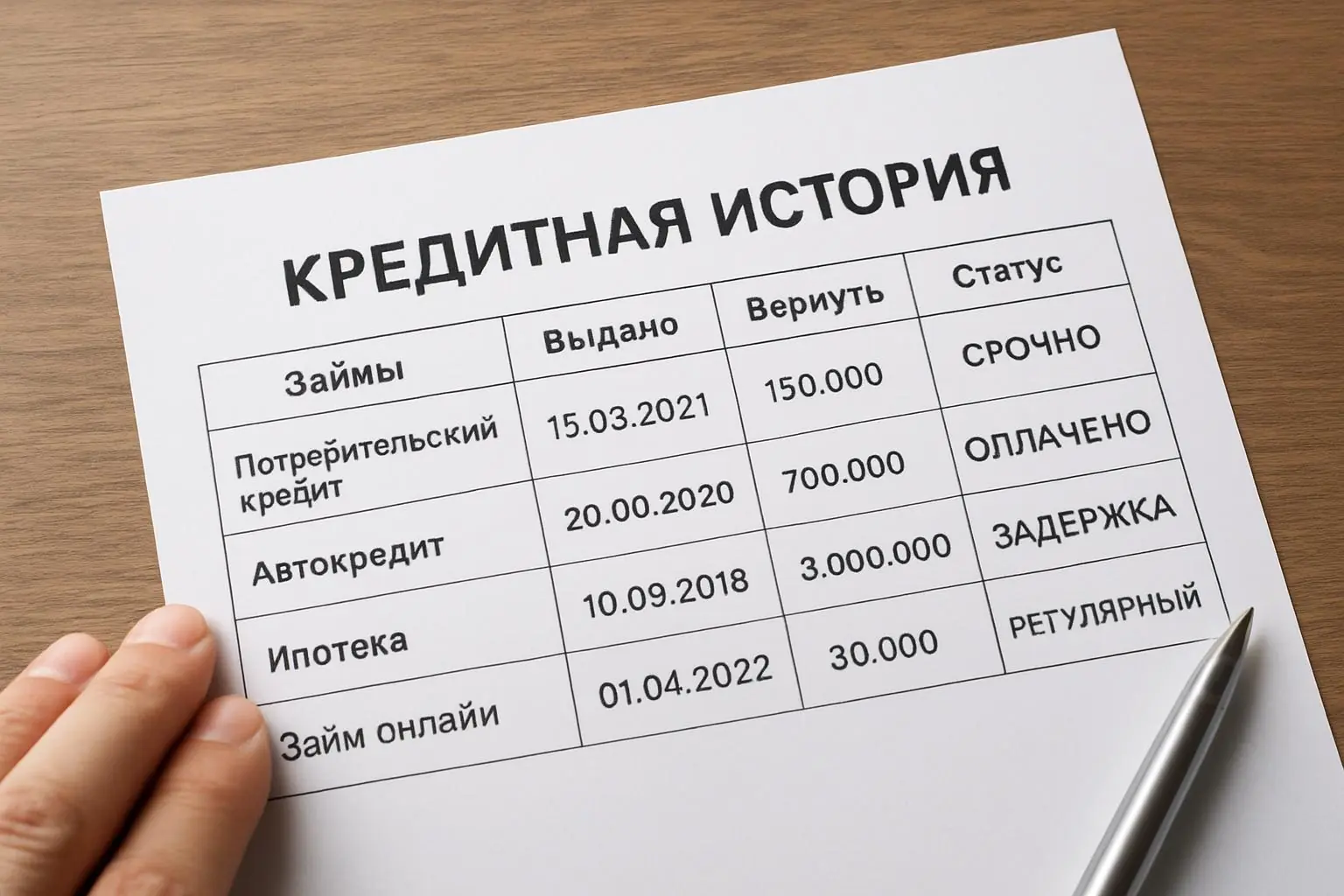 Какие займы видны в кредитной истории — полный обзор