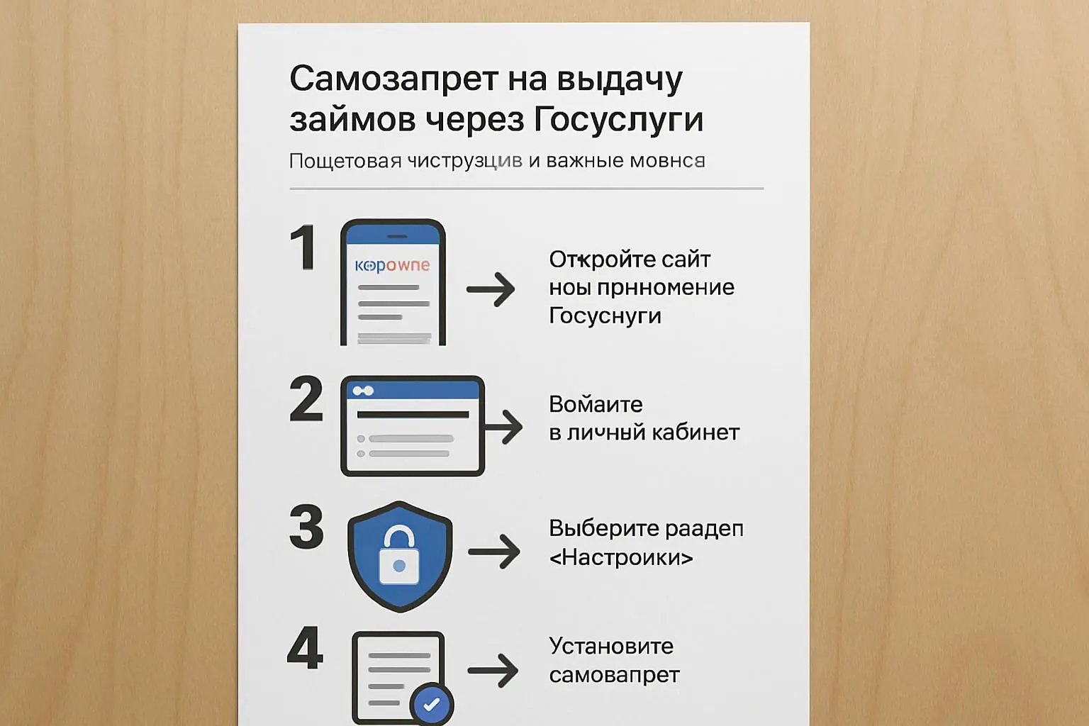 Самозапрет на выдачу займов через Госуслуги: Инструкция