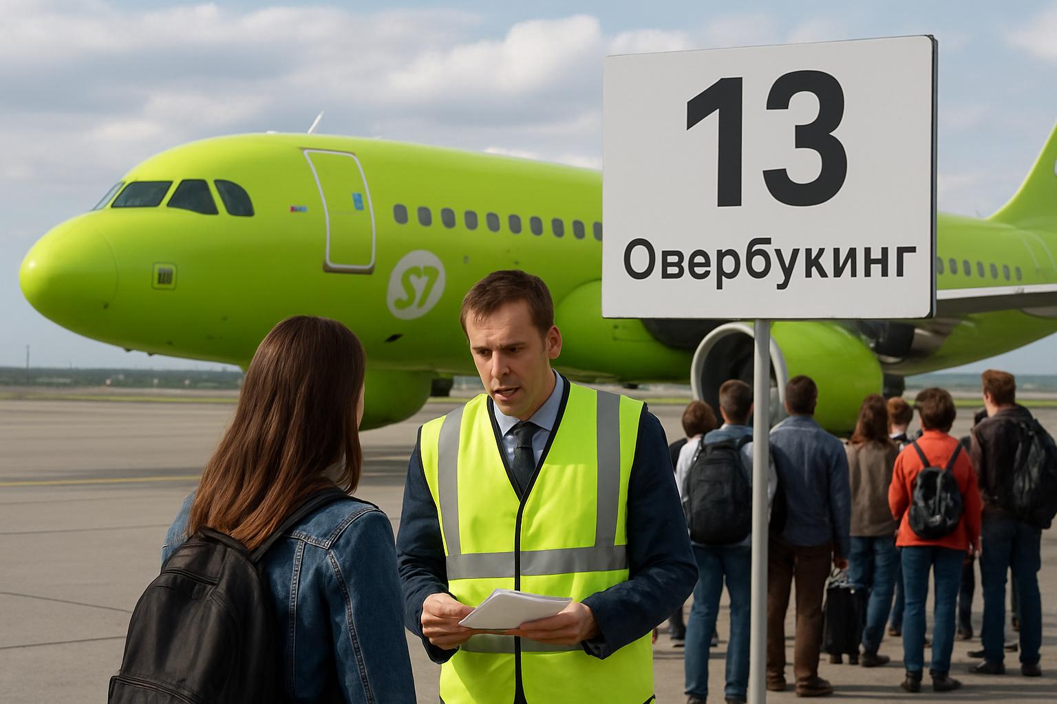 S7 Airlines вновь оштрафовали за овербукинг: 13 пассажиров не смогли улететь