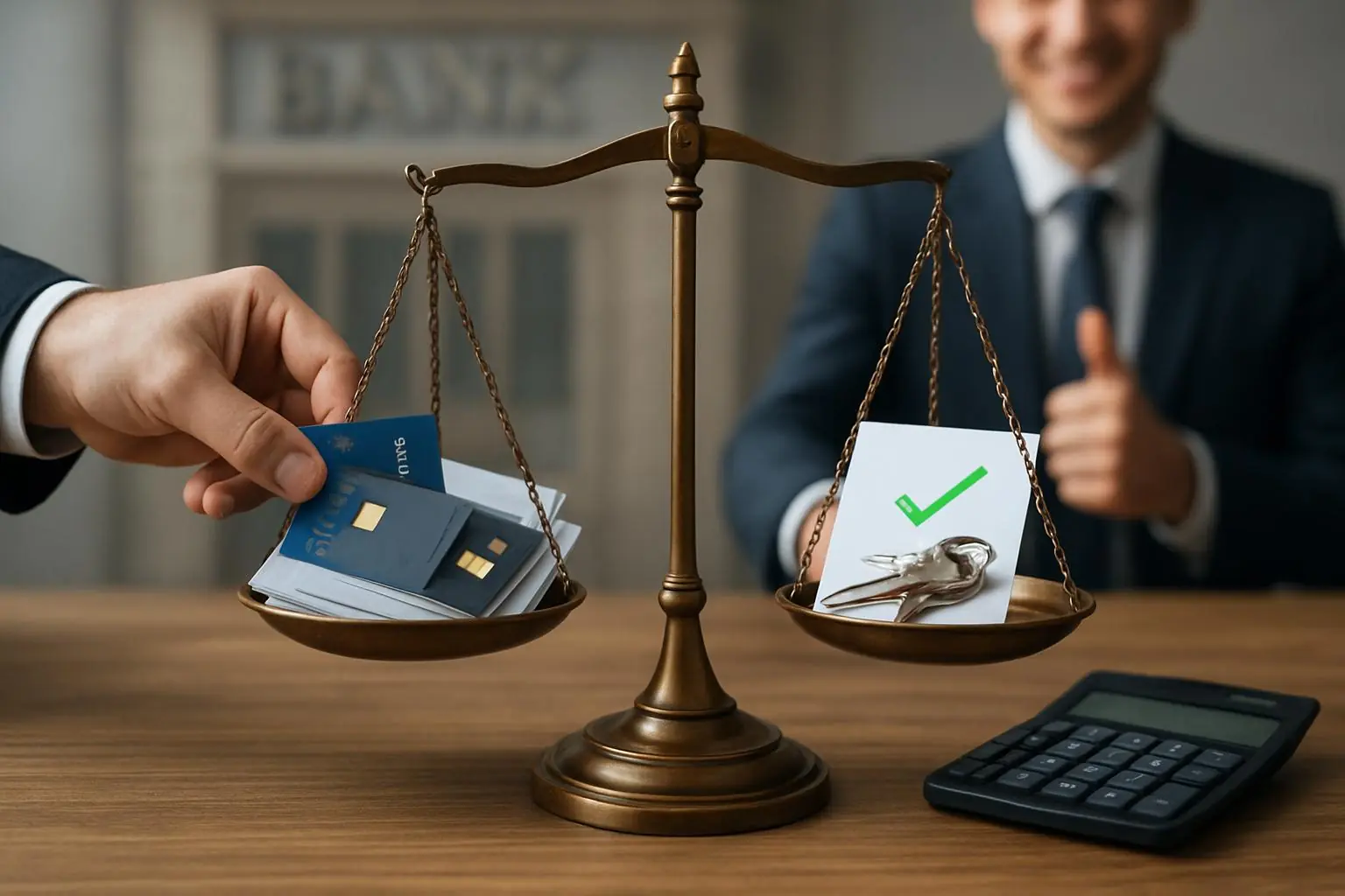 человек убирает старые кредиты чтобы получить ипотеку снижение долговой нагрузки одобрение банка