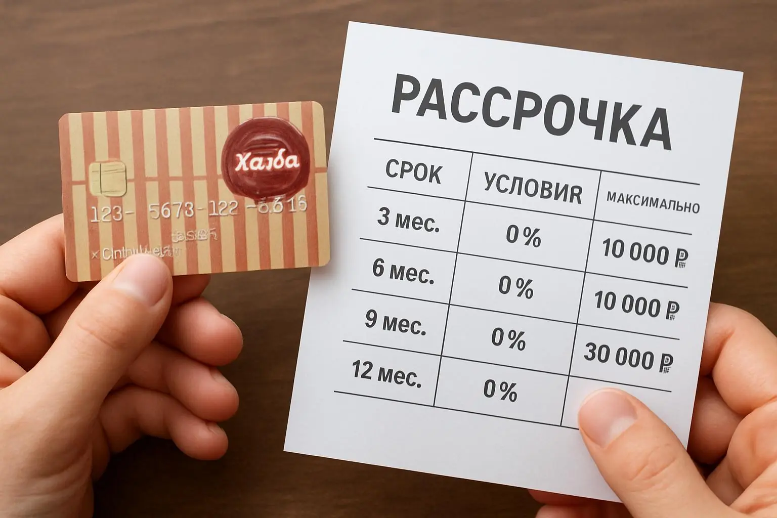 Какая рассрочка по карте «Халва» — сроки, условия, максимальная рассрочка