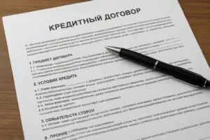 Что такое кредитный договор