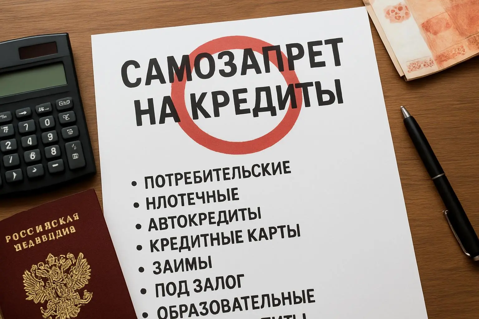 На какие кредиты распространяется самозапрет — полный список, исключения