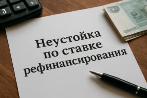 Неустойка по ставке рефинансирования