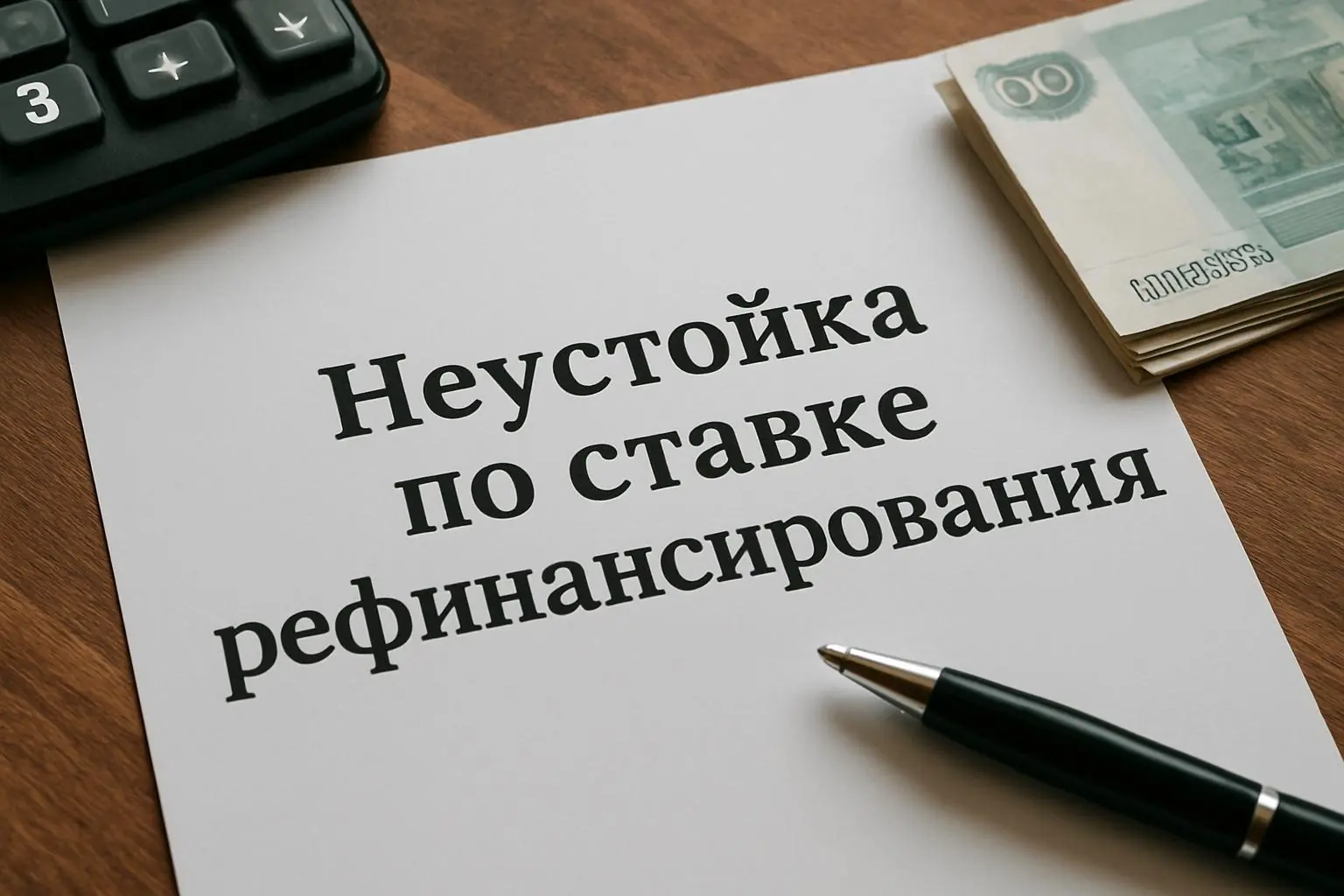 Неустойка по ставке рефинансирования — когда применяется
