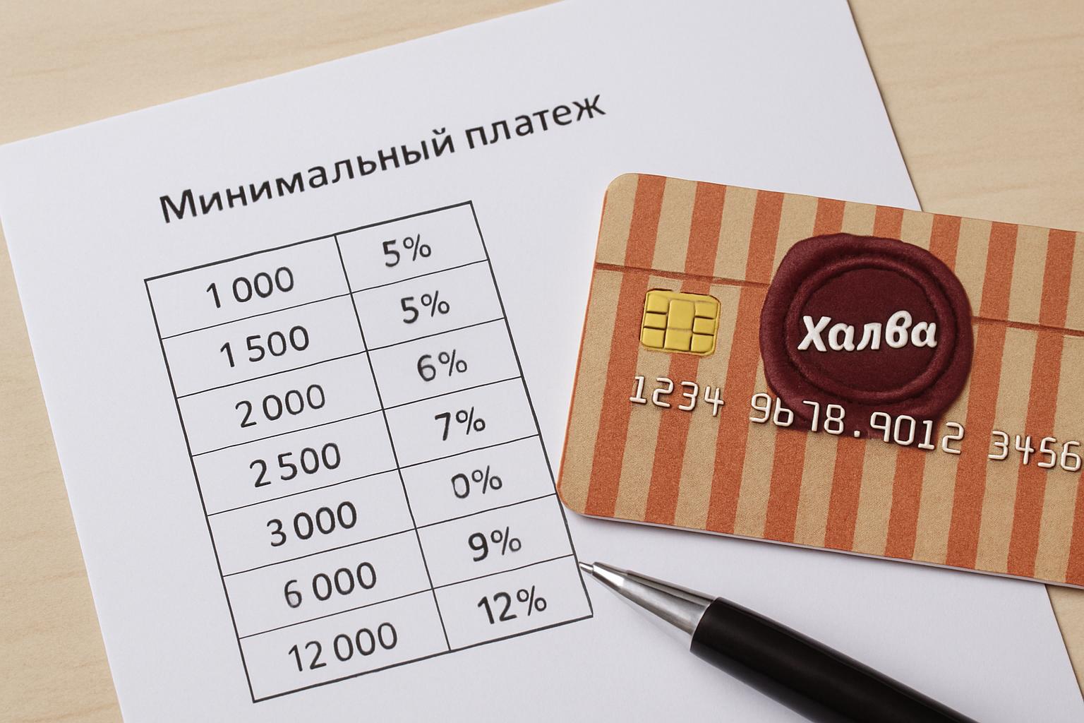 Какой минимальный платеж по карте «Халва» — график и как рассчитывается