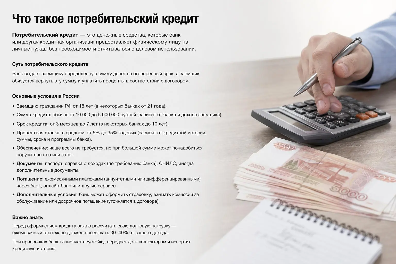 Что такое потребительский кредит — полное определение, суть, условия