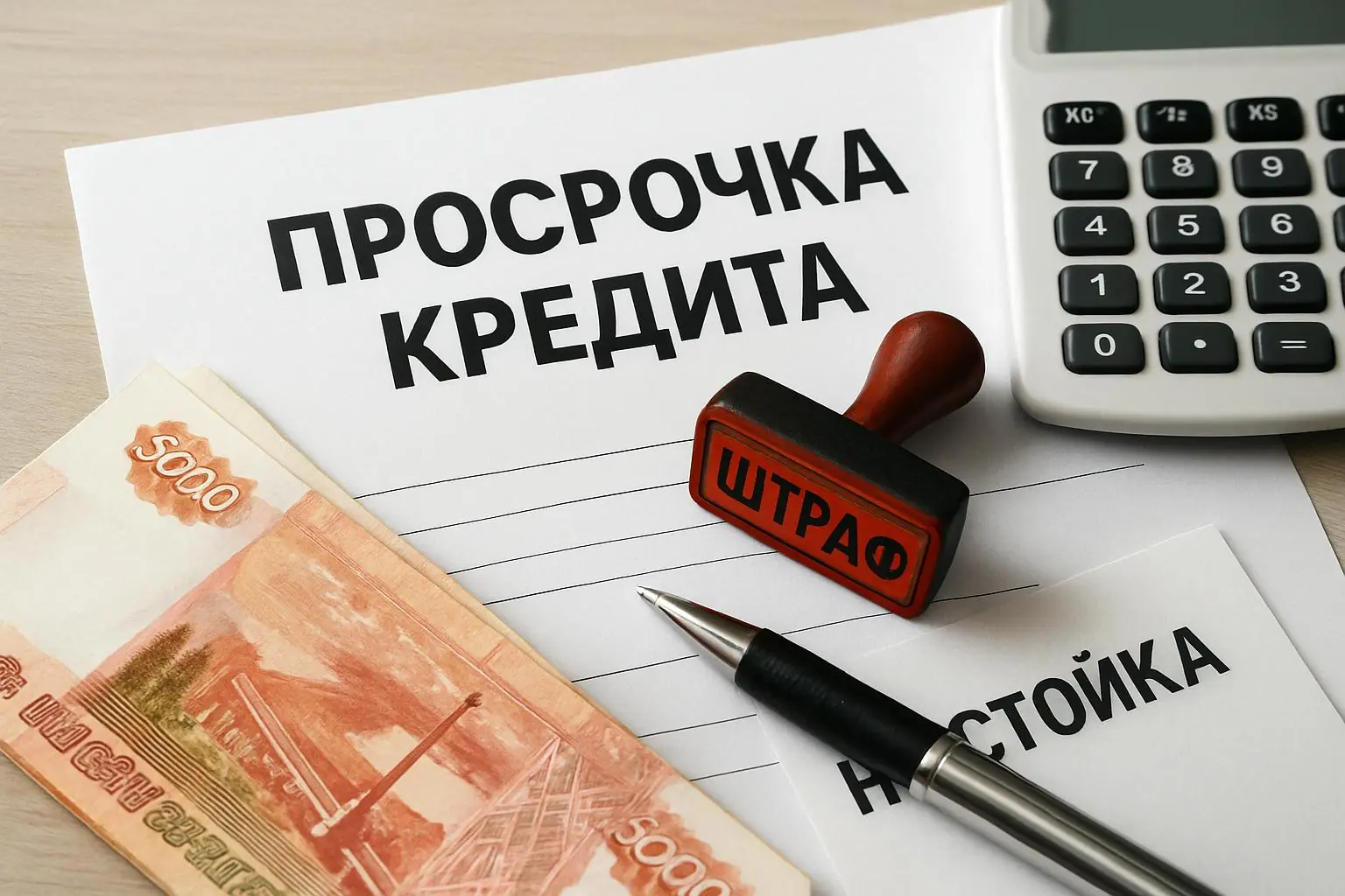 Какие штрафы за просрочку кредита — пени, неустойка, законные ограничения