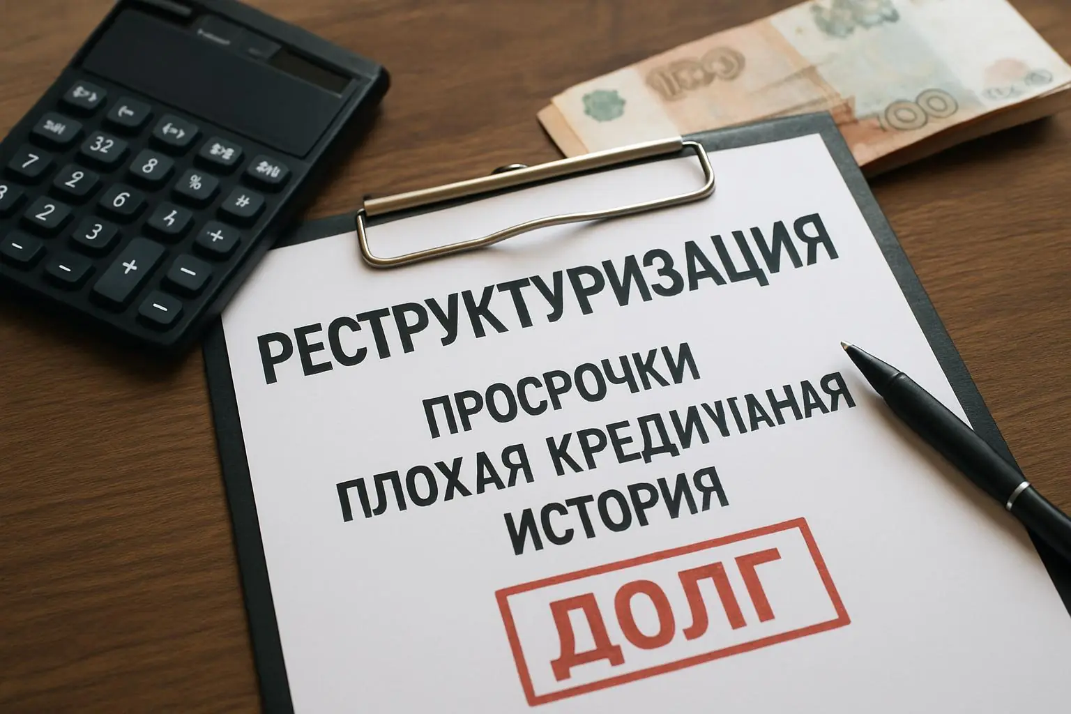 Реструктуризация с просрочками и плохой кредитной историей