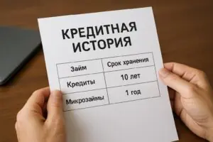 Сколько лет хранятся займы в кредитной истории
