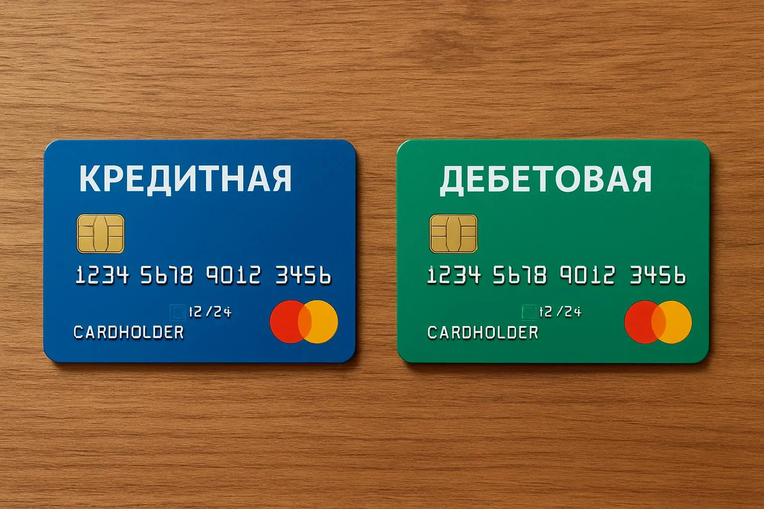 Чем отличается кредитная карта от дебетовой