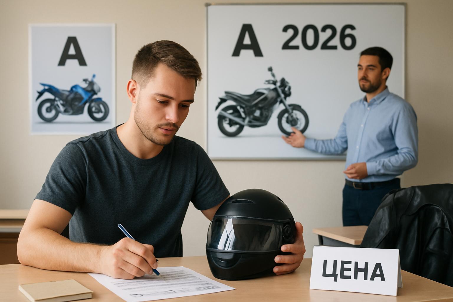 Как получить права на мотоцикл в 2026 году: категория «А» — обучение, экзамены, цены