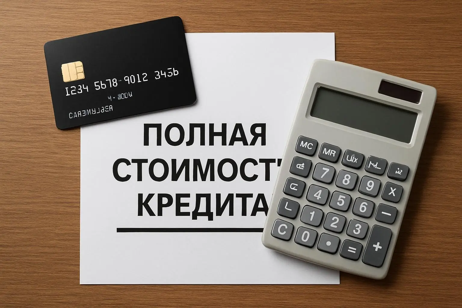 Полная стоимость кредита (ПСК) по кредитной карте
