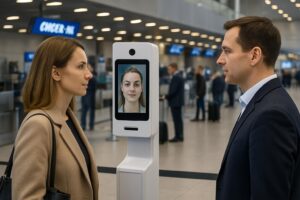 В Шереметьево и Пулково запустили фаст-трек по биометрии. Первые пассажиры прошли регистрацию и посадку «по лицу»
