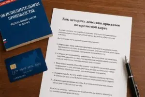 Как оспорить действия приставов по кредитной карте