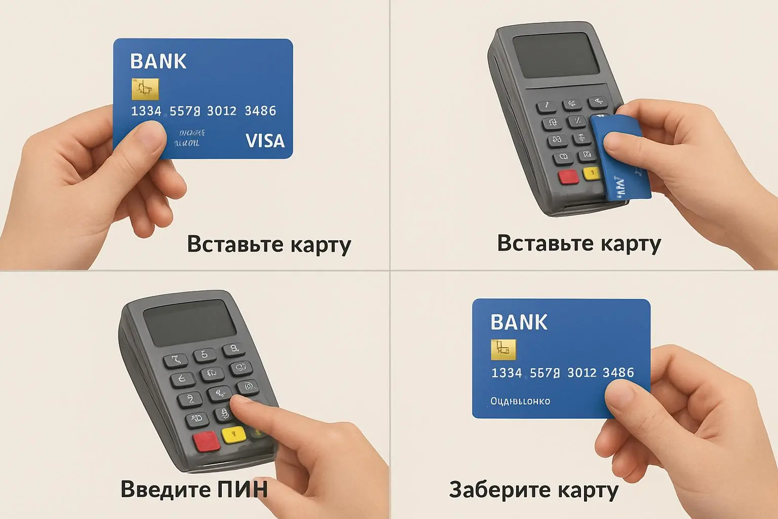 Как пользоваться банковской картой — инструкция