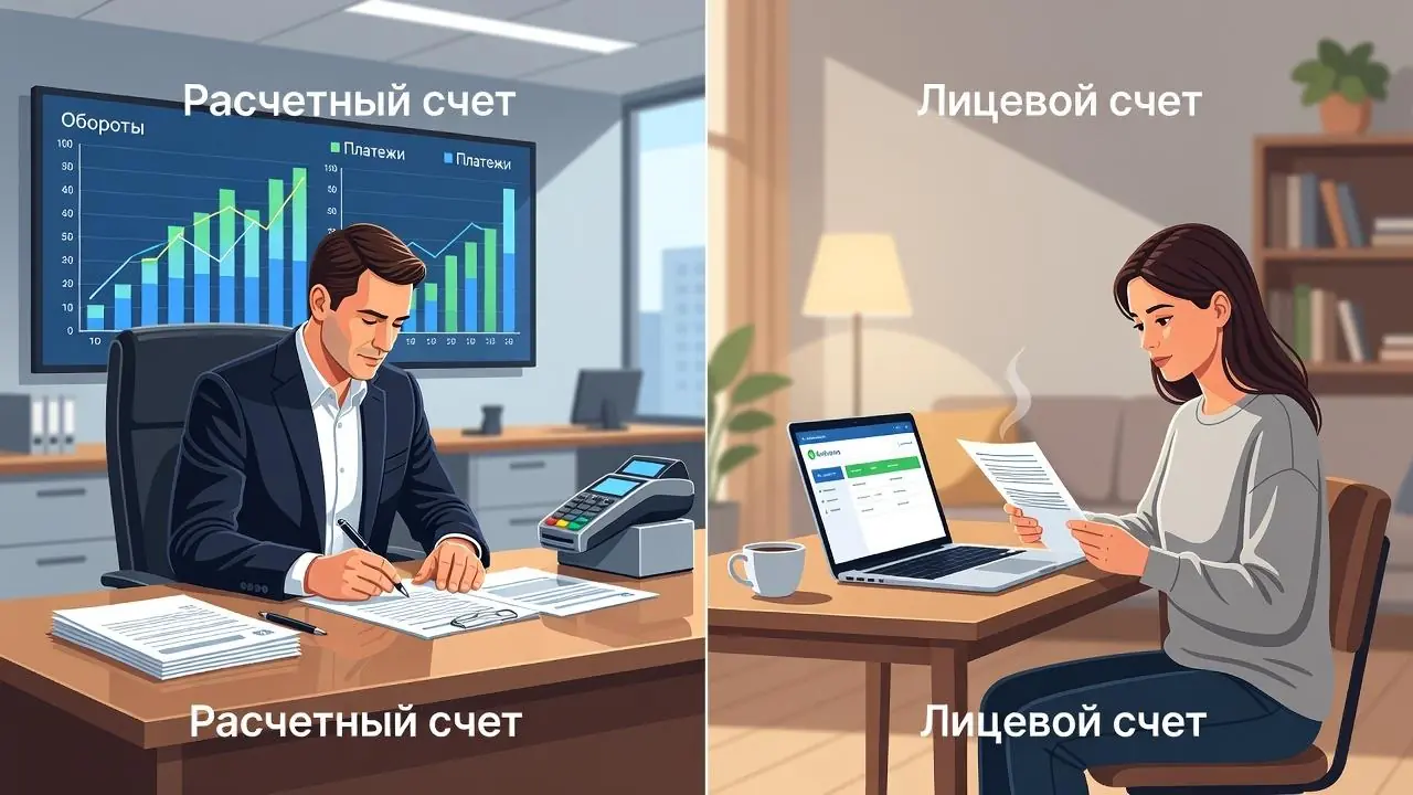 Чем отличается расчетный счет от лицевого