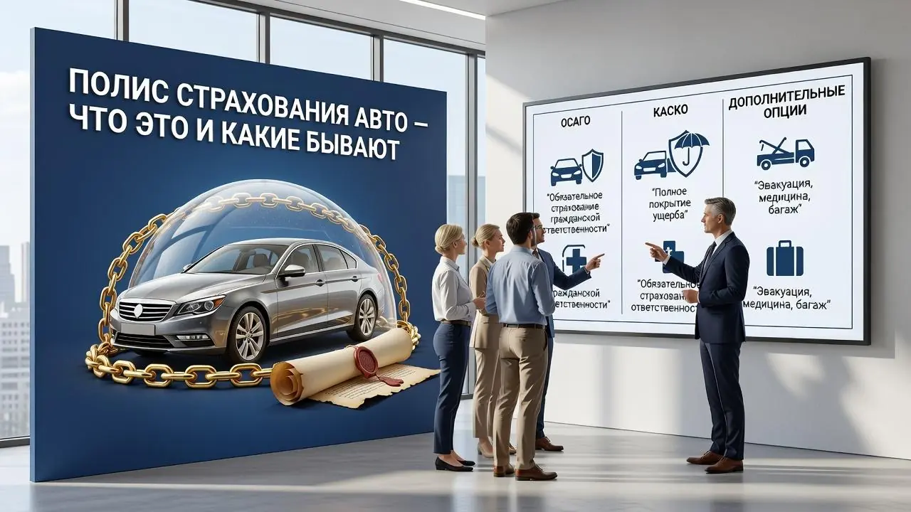 Полис страхования авто — что это и какие бывают