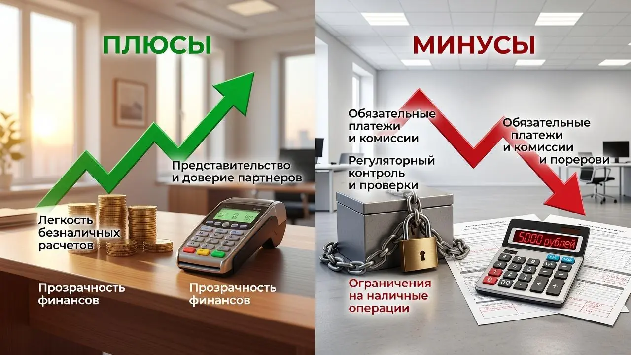 Плюсы и минусы расчетного счета для ООО