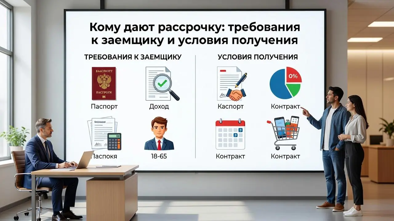 Кому дают рассрочку: требования к заемщику и условия получения