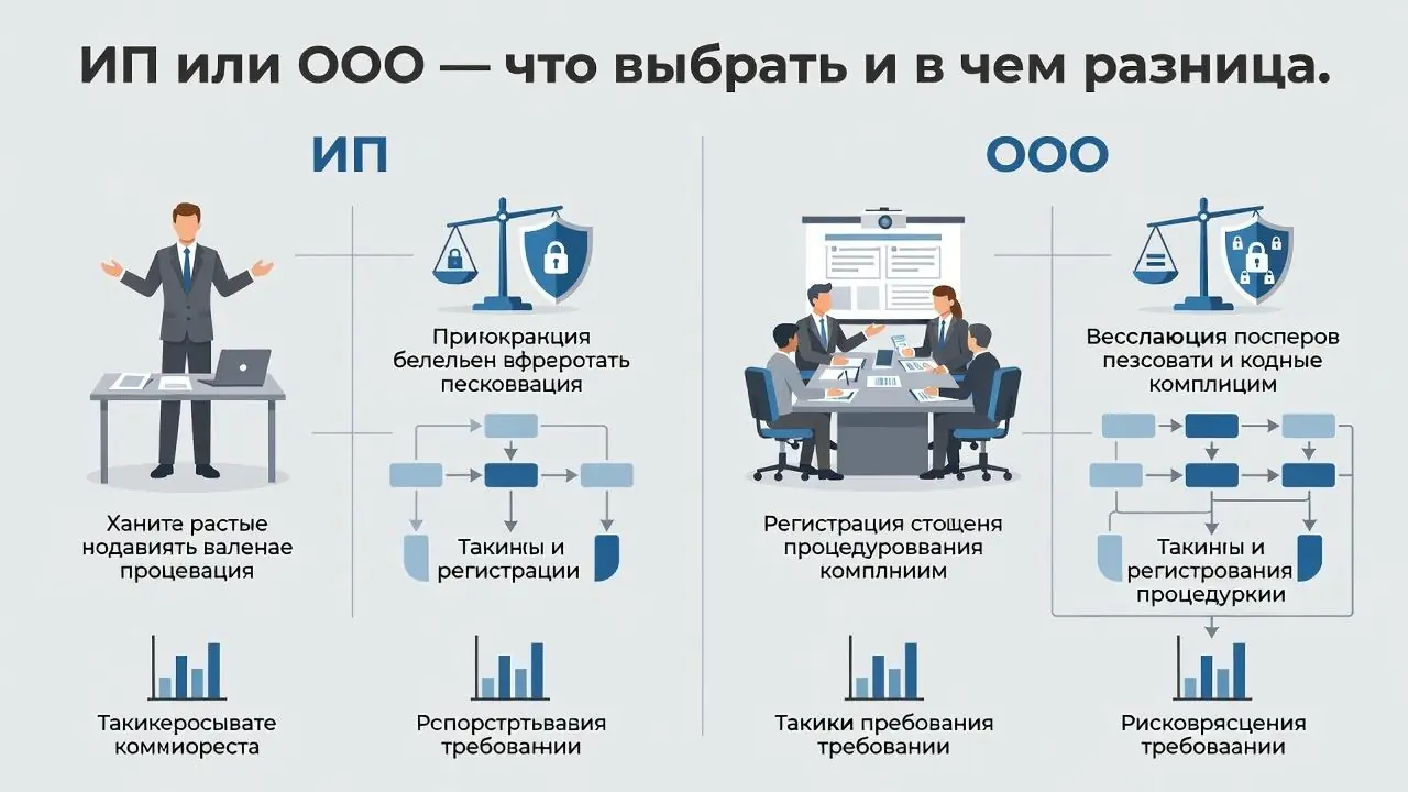 ИП или ООО — что выбрать и в чем разница