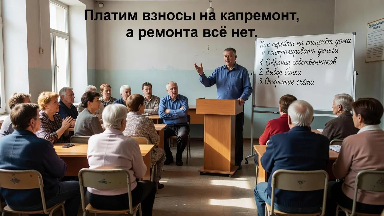 Платим взносы на капремонт, а ремонта всё нет: как перейти на спецсчёт дома и контролировать деньги