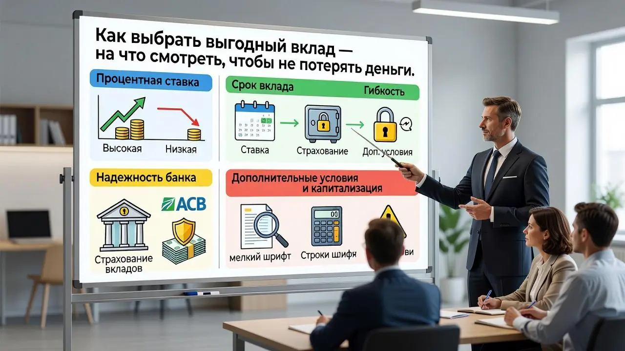 Как выбрать выгодный вклад — на что смотреть, чтобы не потерять деньги