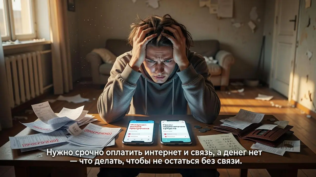 Нужно срочно оплатить интернет и связь, а денег нет — что делать, чтобы не остаться без связи
