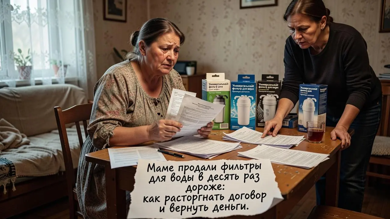 Маме продали фильтры для воды в десять раз дороже: как расторгнуть договор и вернуть деньги