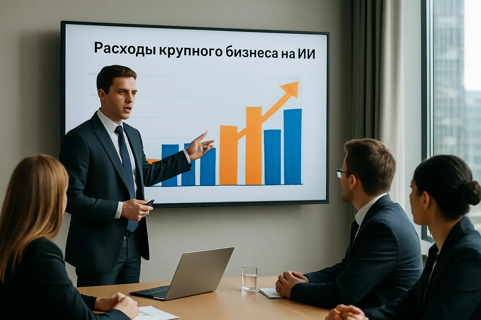 Расходы крупного бизнеса в России на ИИ могут вырасти вдвое, пишут СМИ